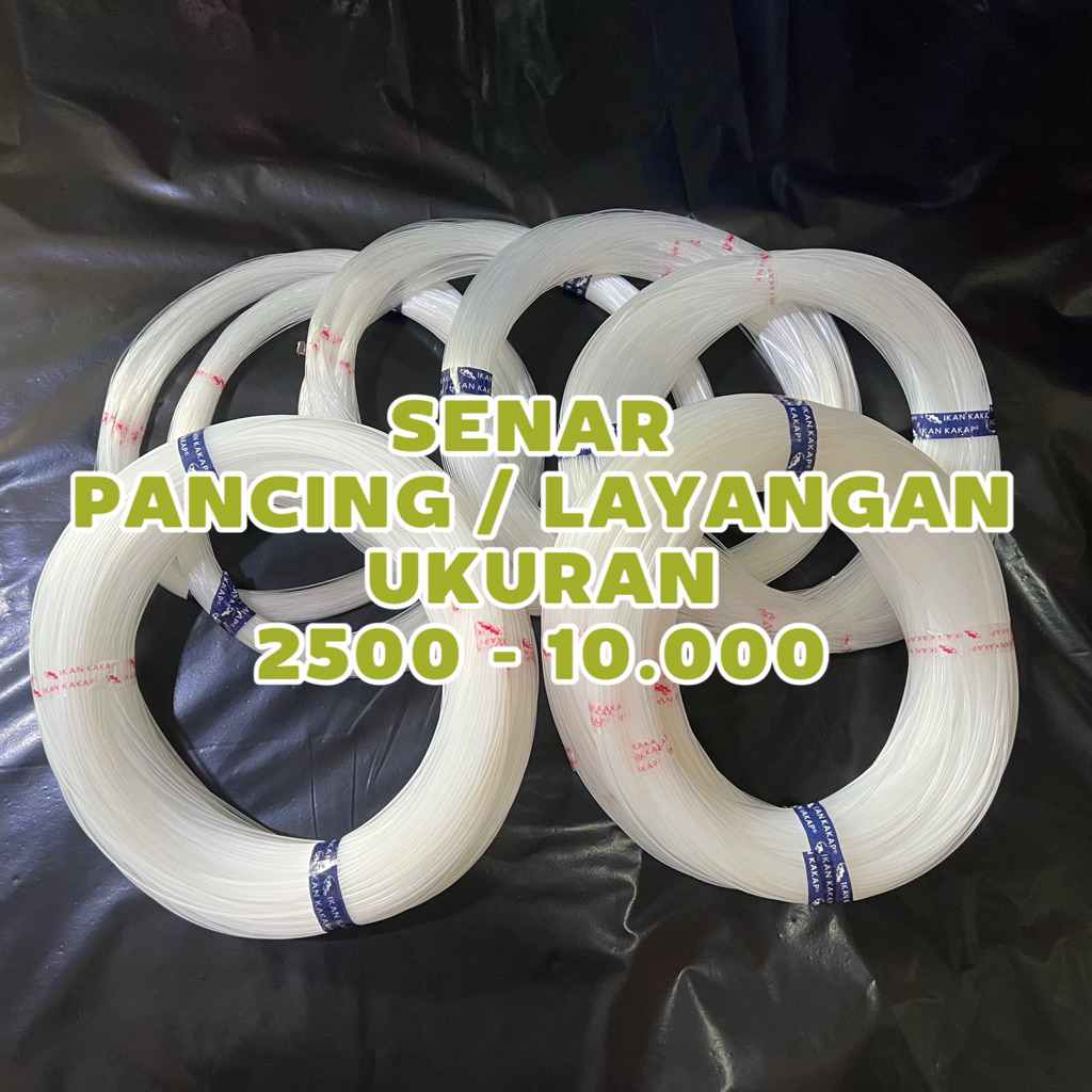 SENAR PANCING / SENAR LAYANGAN UKURAN 2500 - 10.000 UKURAN ASLI PABRIK ORIGINAL 100%