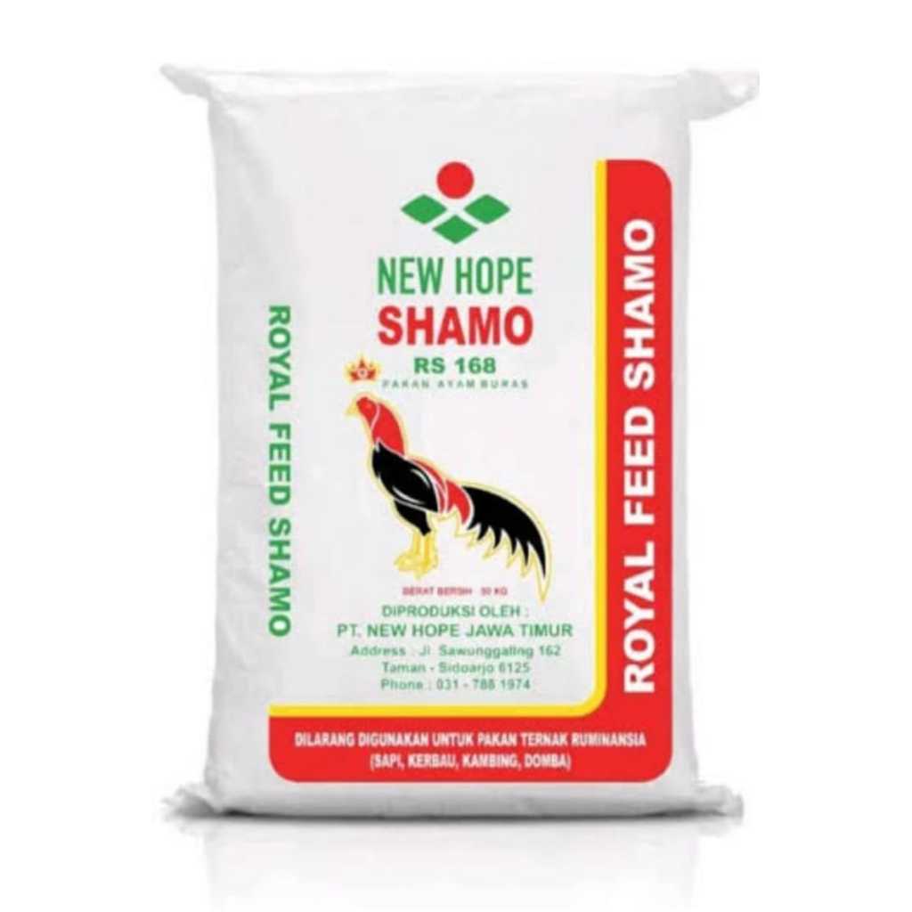 NEW HOPE SHAMO RS168 PUR AYAM BURAS PAKAN AYAM