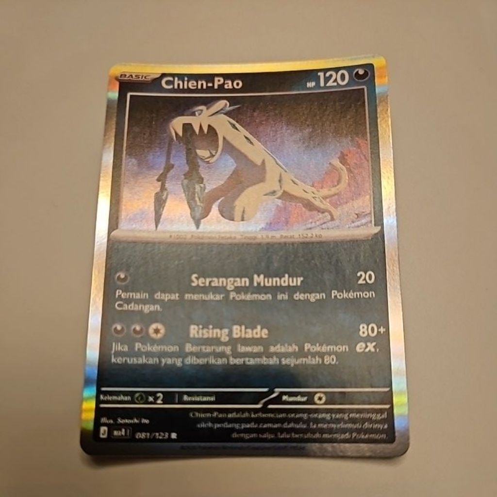 Kartu Pokemon Chien-Pao Holo Rare