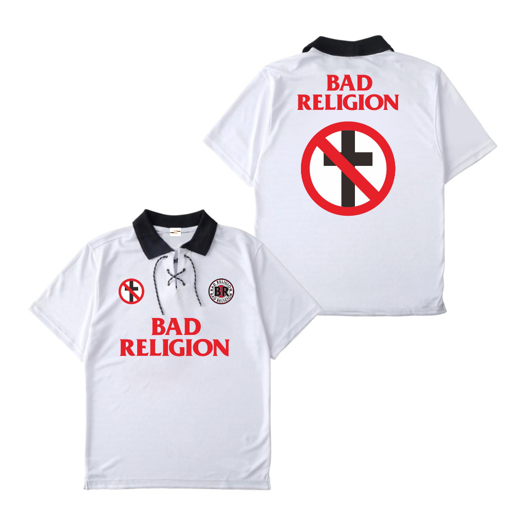 T-shirt Kaos Jersey Retro BAD RELIGION Bahan Milano Kaos futsal / badminton Sablon Digital Size Loka