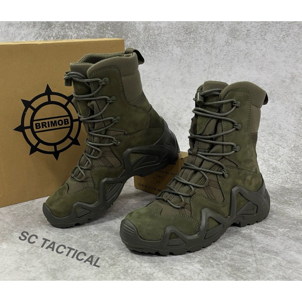 Sepatu PDL TACTICAL HIJAU BRIMOB 2025 Gen 2 /Sepatu PDL HIJAU TACTICAL BRIMOB