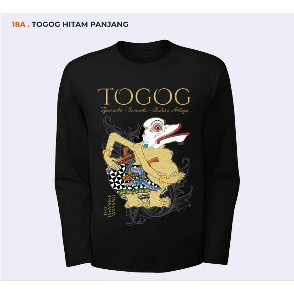 KAOS LENGAN PANJANG WAYANG TOGOG WAYANG