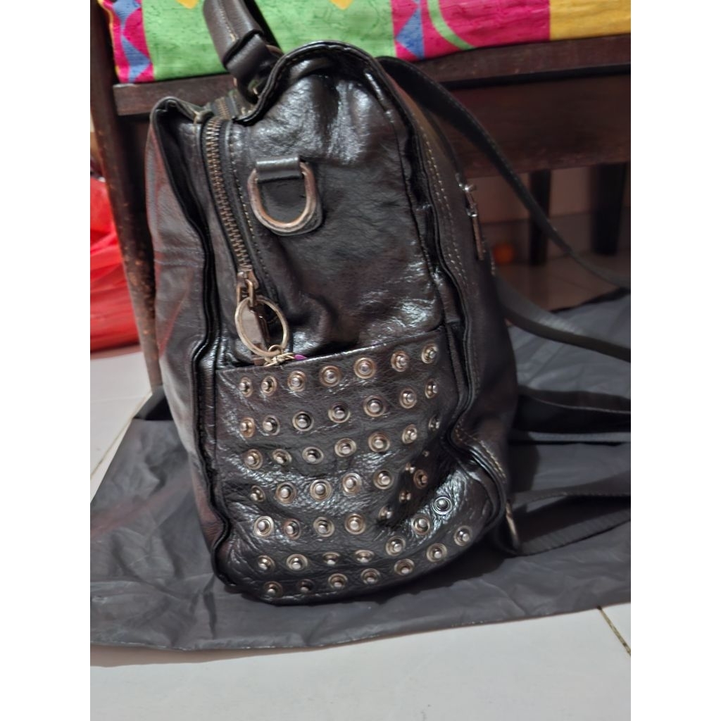 Preloved Ransel kulit asli