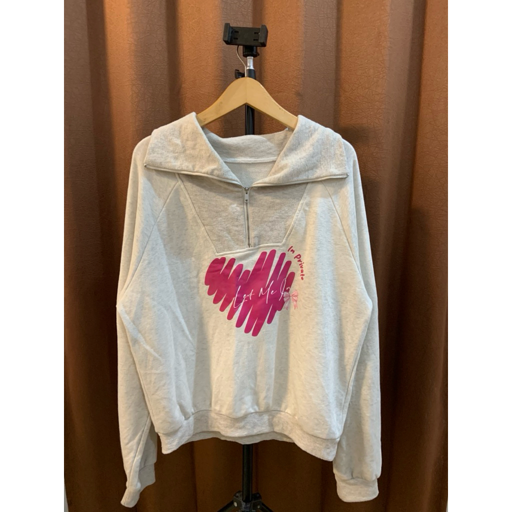 crewneck halfzip || crewneck coqquette || crewneck gemoyy