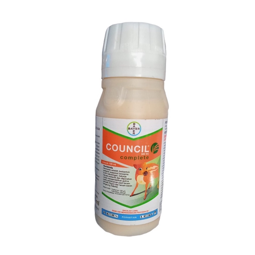 Herbisida Padi Council Complete 300SC 100ml - Efektif, Praktis, Ekonomis