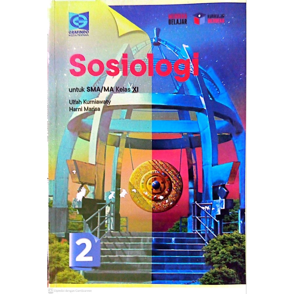 BUKU BEKAS SOSIOLOGI KELAS 2 11 XI SMA GRAFINDO KURIKULUM MERDEKA
