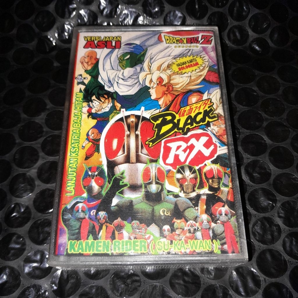 kaset pita ksatria baja hitam rx & dragon ball