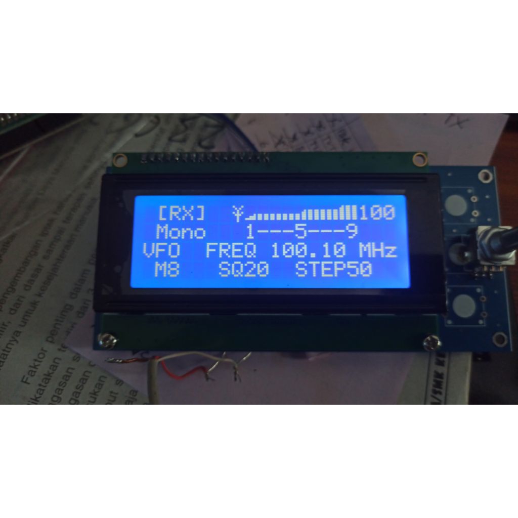 Control PLL LC72131 Receiver 75-108 Mhz