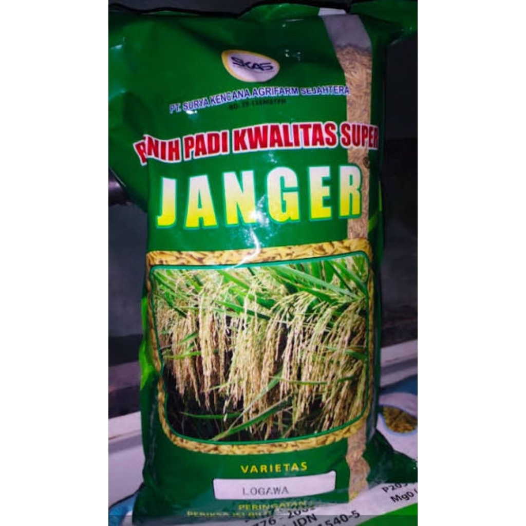 Benih padi logawa janger 5kg logawa premium