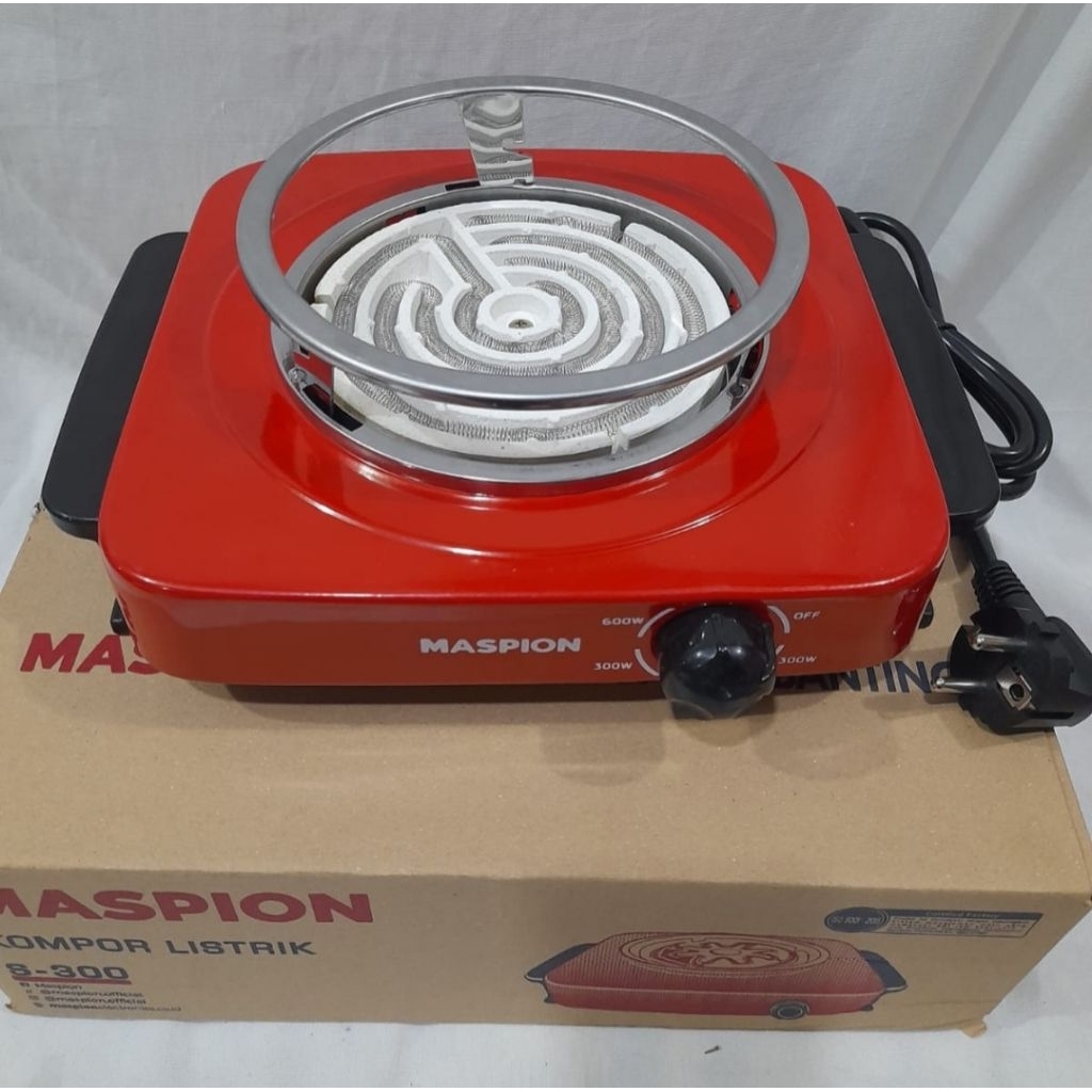 MASPION KOMPOR LISTRIK S-300 1 TUNGKU MURAH