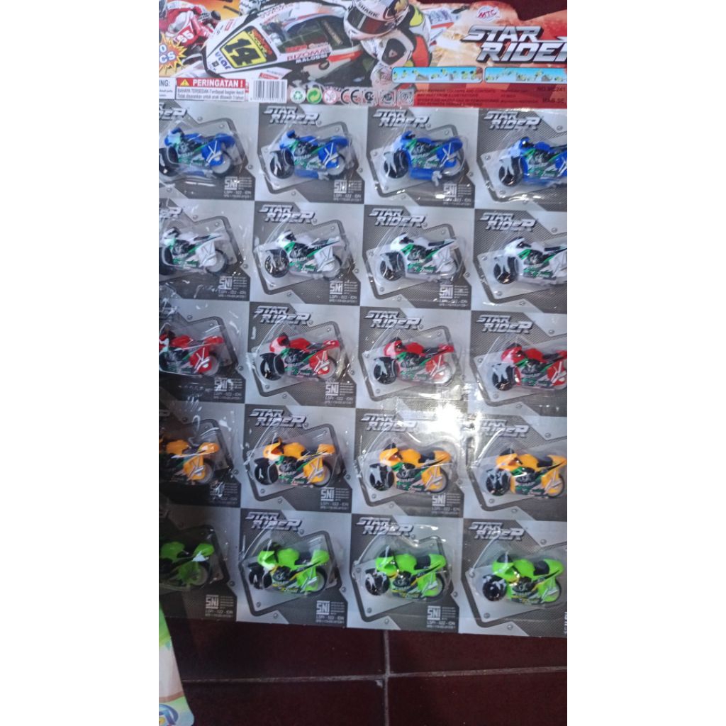 Mainan Motor Spin Go Star Rider