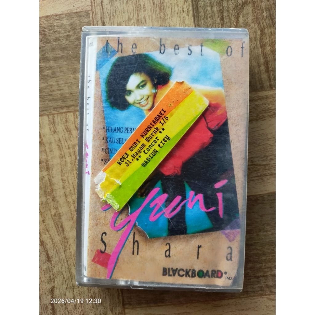 kaset pita jadul "The best of" YUNI SHARA