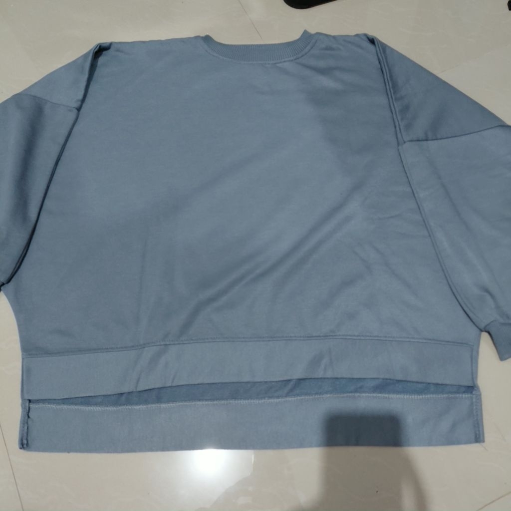 Preloved Sweater Oversize Denim