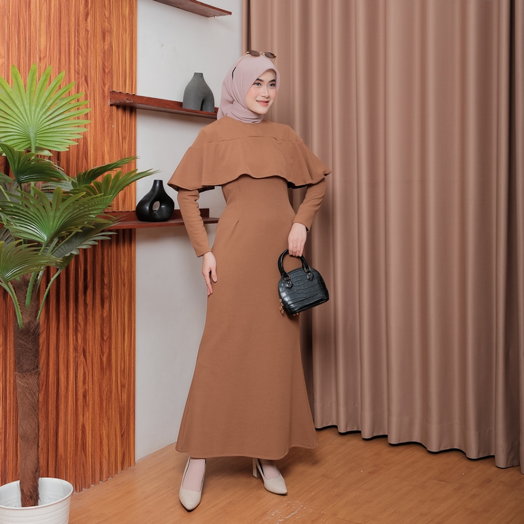 Barrbarq - Dress Knit Duyung / Dress Bahan Knit Press Body / Dress Wanita Kekinian / Dress Knit Prem