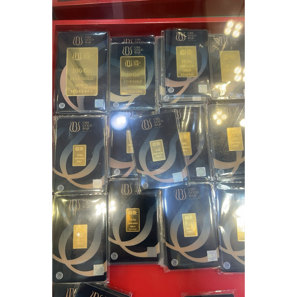 Logam Mulia UBS 2 Gram - Emas Batangan 24k, Sertifikat Resmi, Garansi Uang Kembali