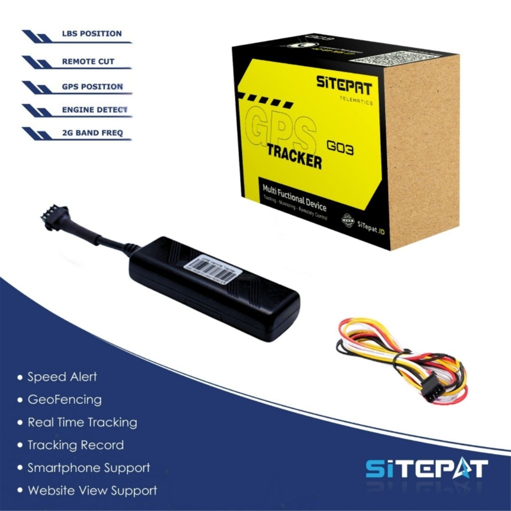 Sitepat Gps Multi Functional Tracker G03 For Reseller & Installer