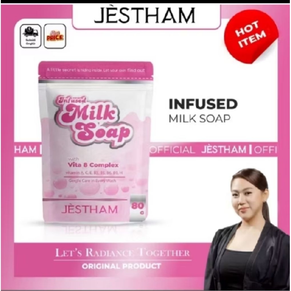 [READY][JESTHAM] Jestham Infused Milk Soap