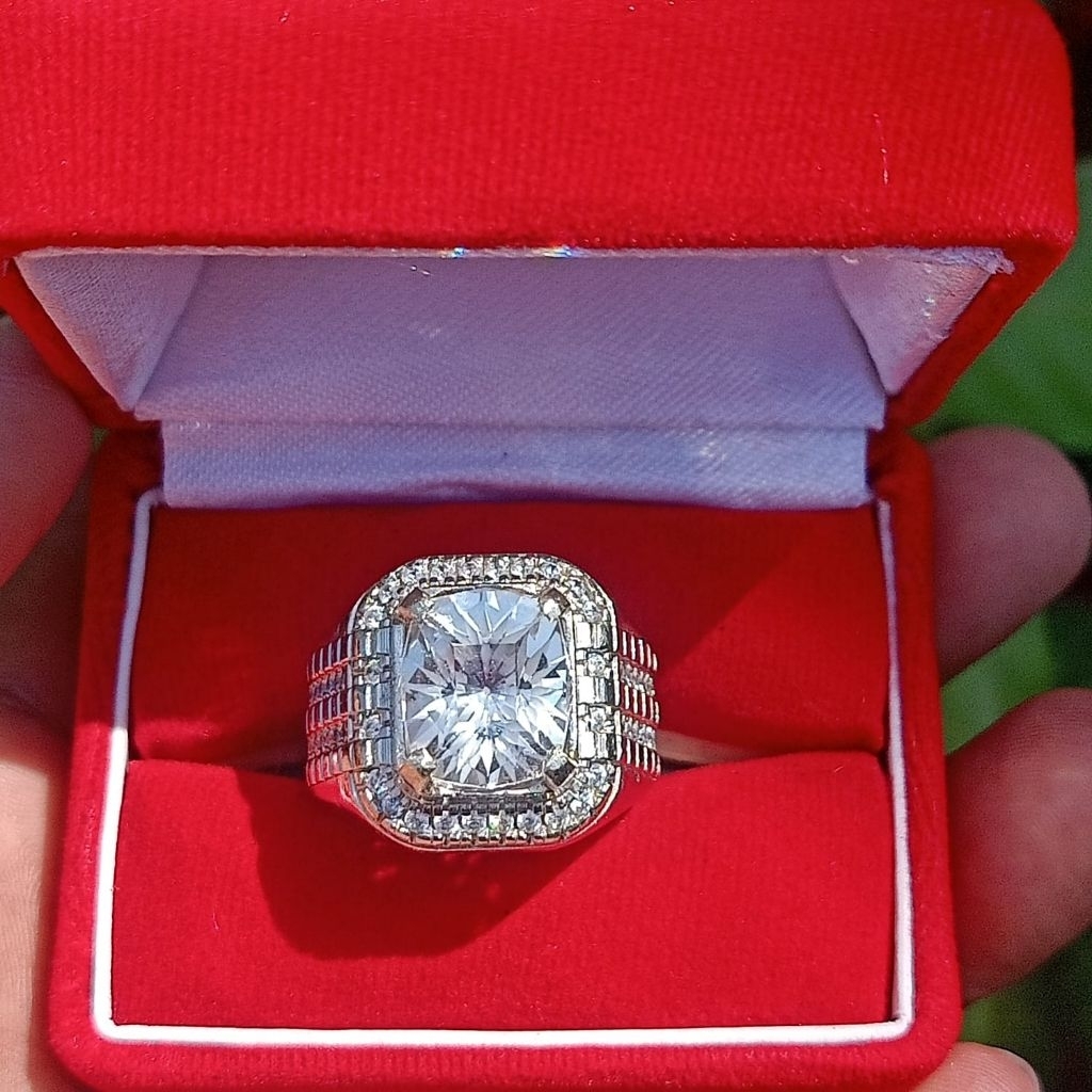 cincin batu kecubung air Kalimantan