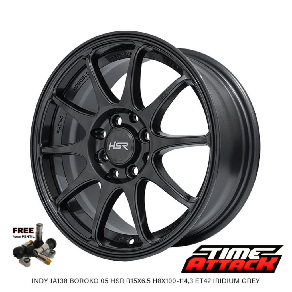 Velg Mobil Yaris R15 HSR Wheel Indy Boroko Velg HSR Ring 15
