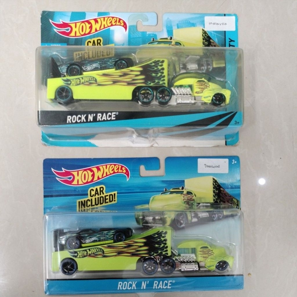 Hot Wheels The Govner Hitam Rock N Race Varian 1set 2pcs,  Malaysia dan Thailand
