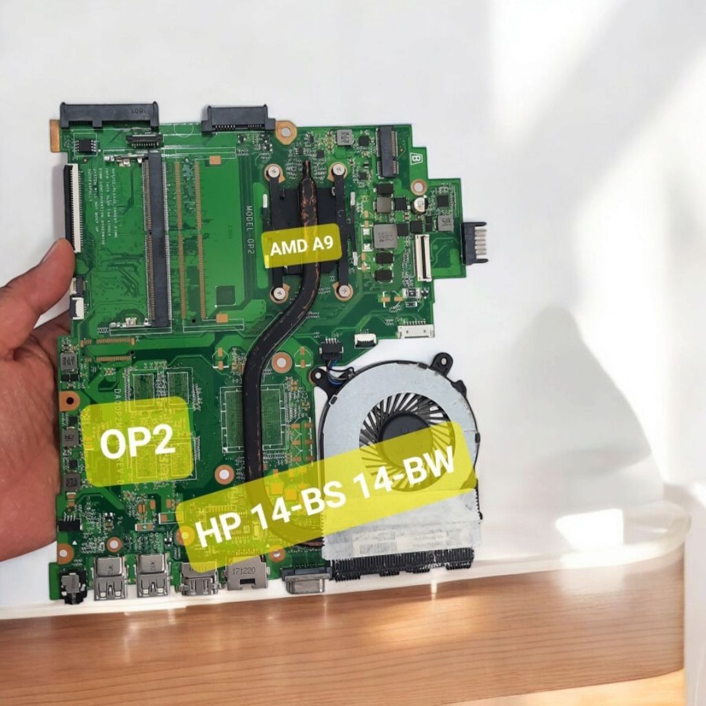 Motherboard HP Pavilion 14-bw 14 bw 14-BS HP 240 G6 HP 245 G6 AMD A6 nyala ke BIOS beberapa detik la
