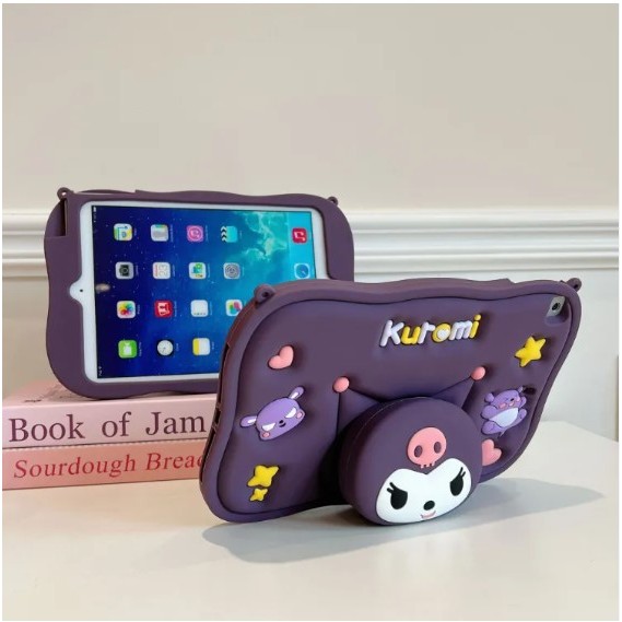case silicone boneka 4d motif kuromi [ xiaomi redmipad 2 11inch / redmipad se 11 inch ] case lucu ku