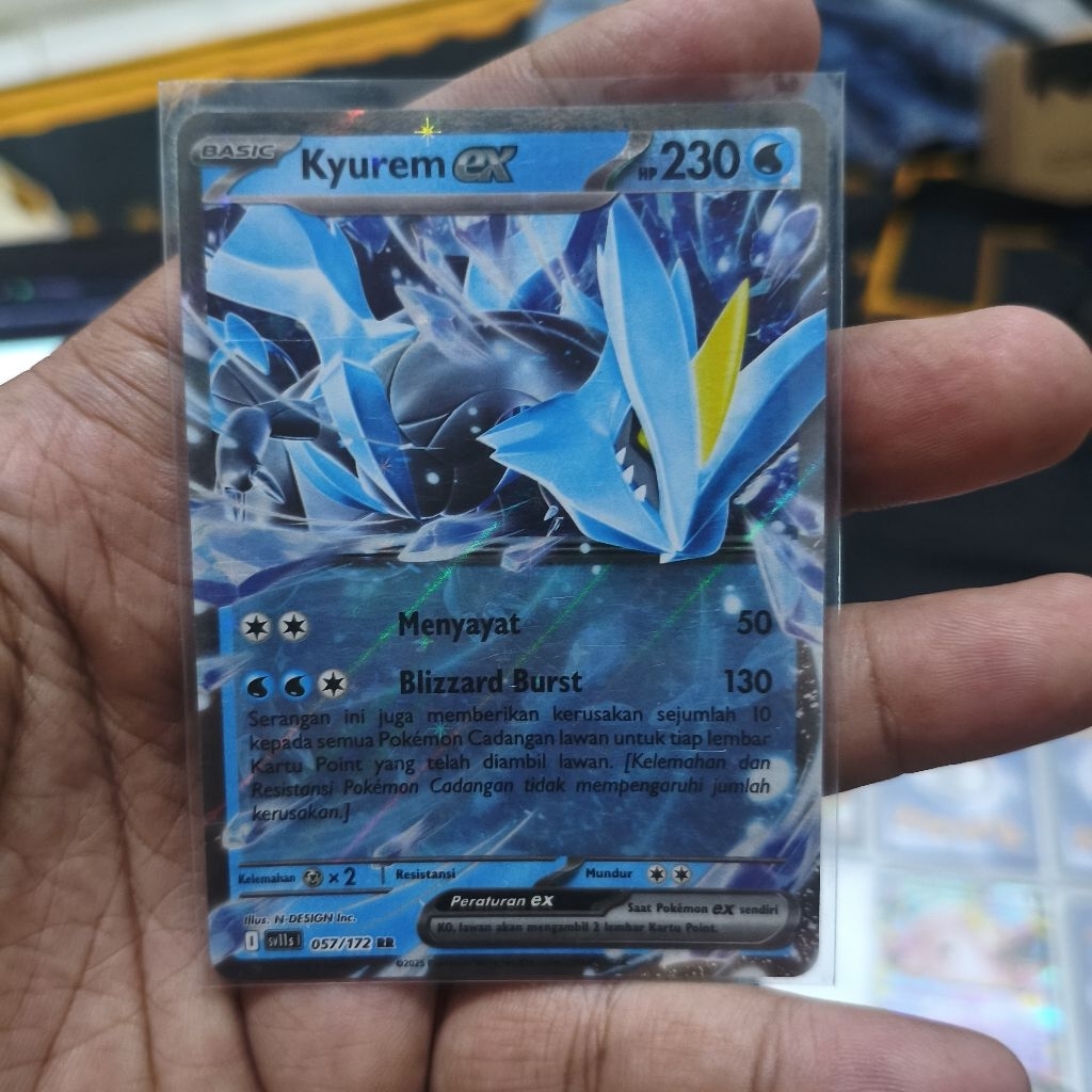 kyurem ex rr tcg pokemon / kartu pokemon