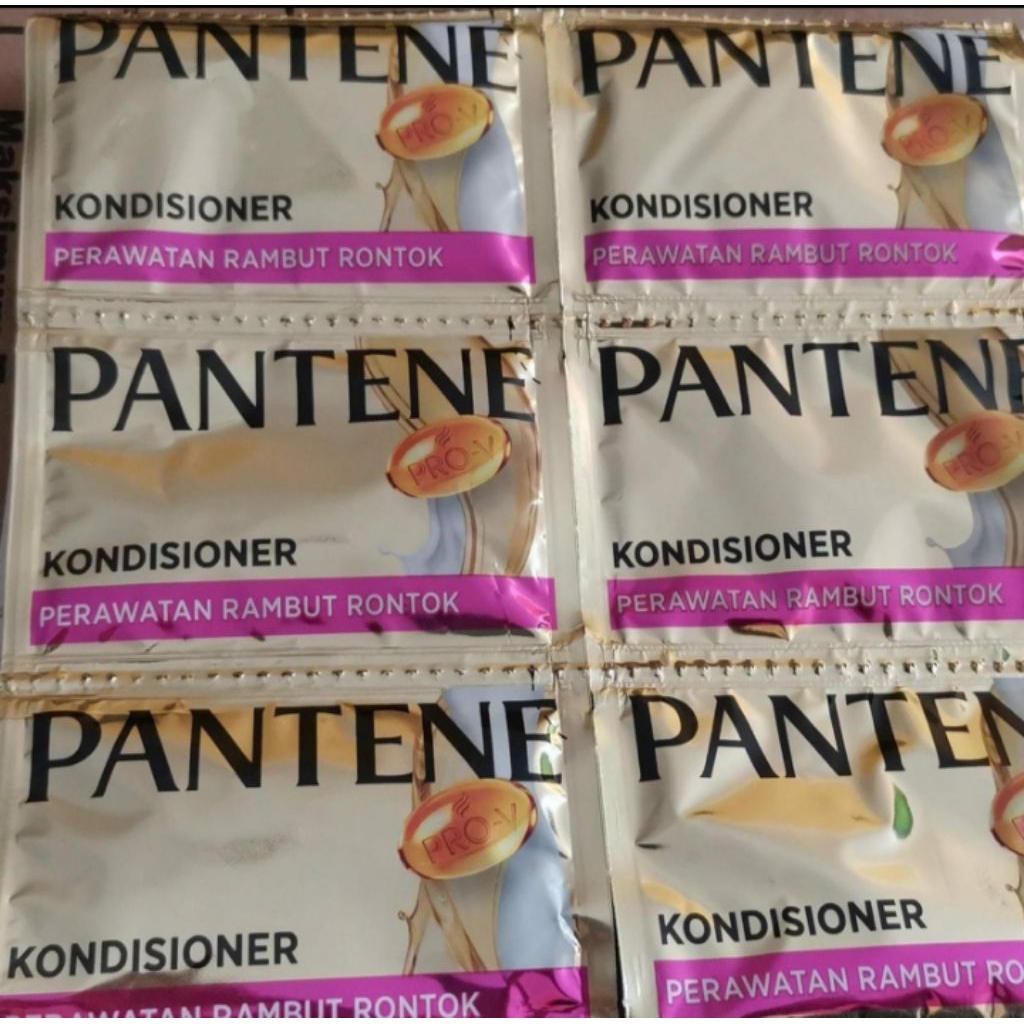 1 ranceng isi 12 sachet Pantene kondisioner rambut