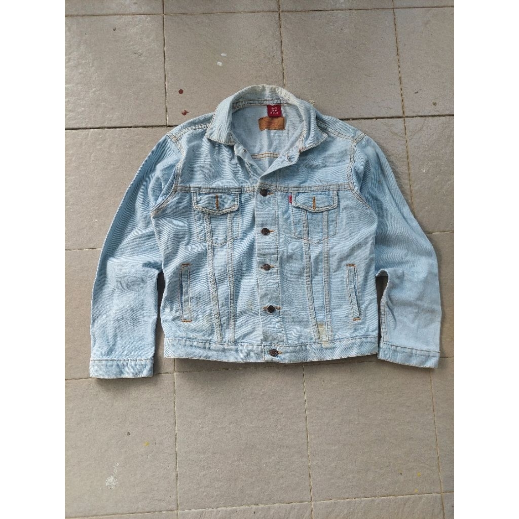 trucker jeans levis 505 made in usa