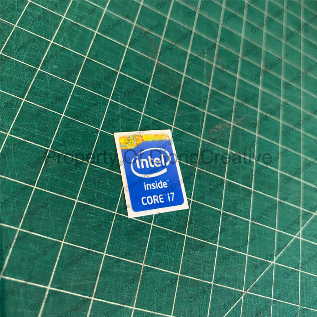 Stiker Intel Core i7 Gen 4 Blue