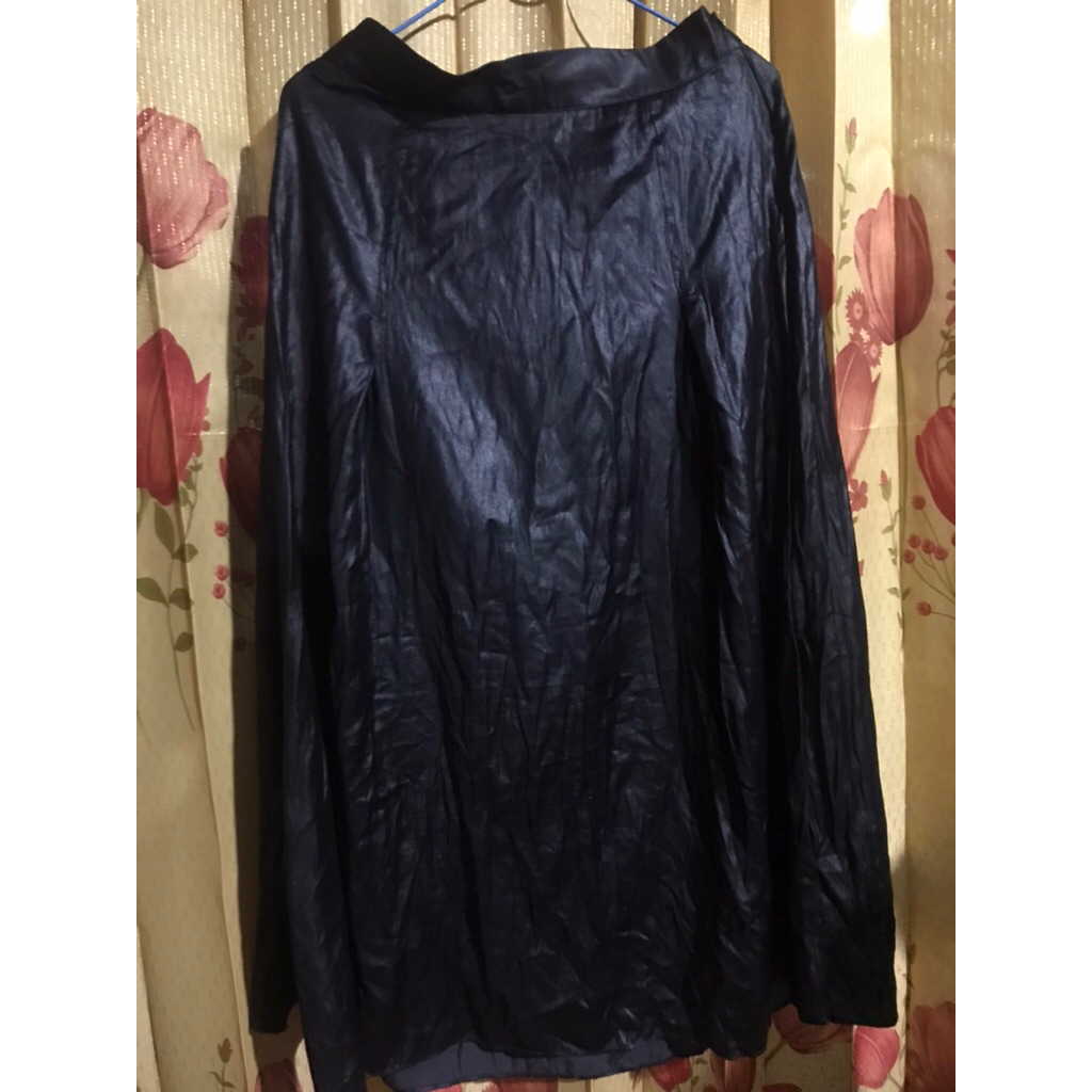 PRELOVED BLACK SKIRT SILK