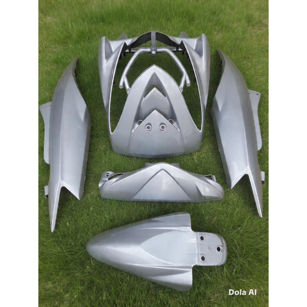 bodi Yamaha Mio soul full halus warna silver