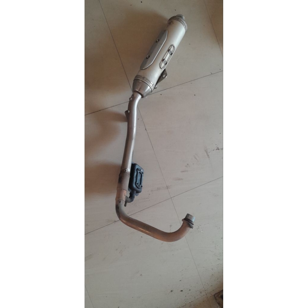 knalpot pulsar 220 copotan original blm di bobok