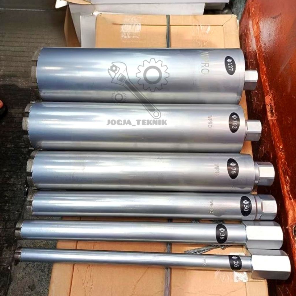 Wipro Mata Bor Coring 2.5 Inch 63MM / Diamond Core Drill Bits / Mata Bor Beton Coring Aspal 2.5 Inch