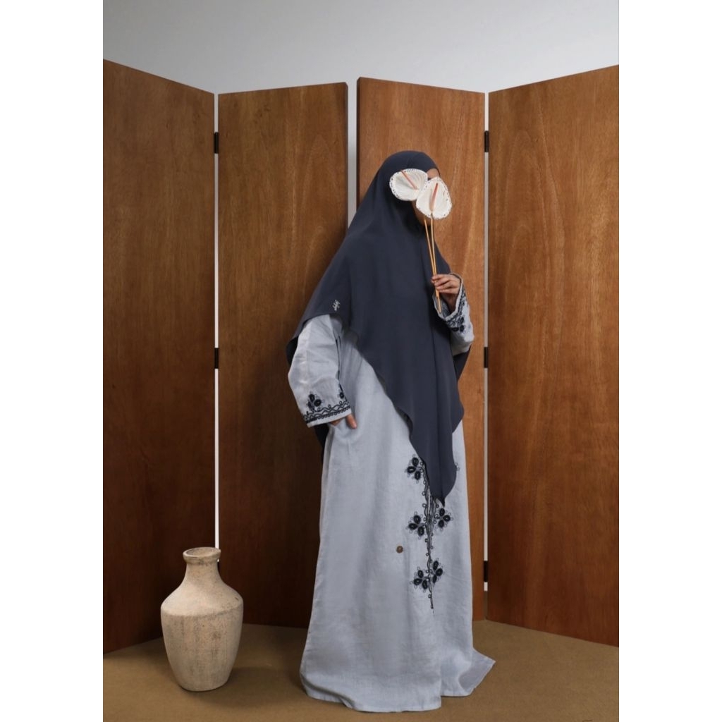 [Aafiya Abaya] Abira Abaya Arctic Ice size S