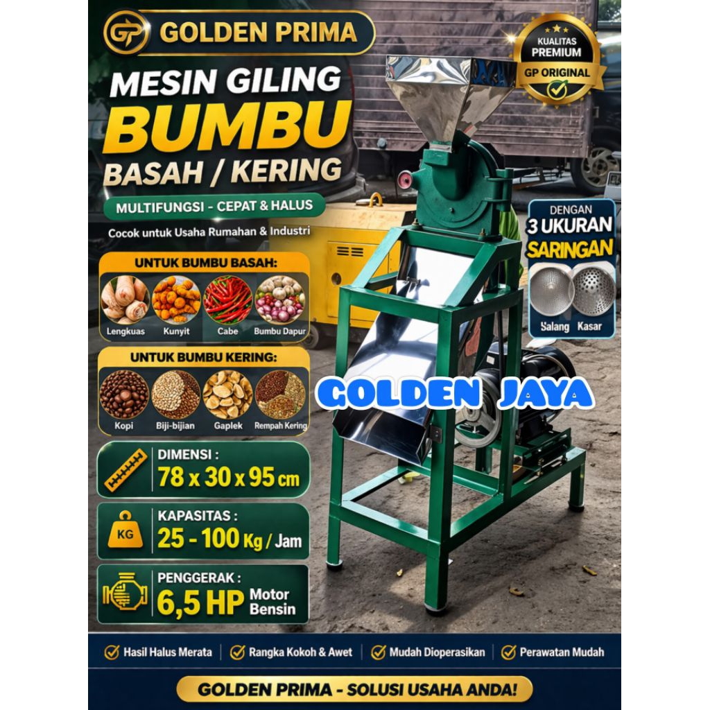 MESIN GILING BUMBU BASAH KOPI GAPLEK GJ