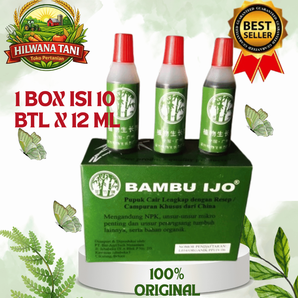bambu ijo pupuk cair pelengkap tanaman zpt bambu ijo 1 box 10 btl