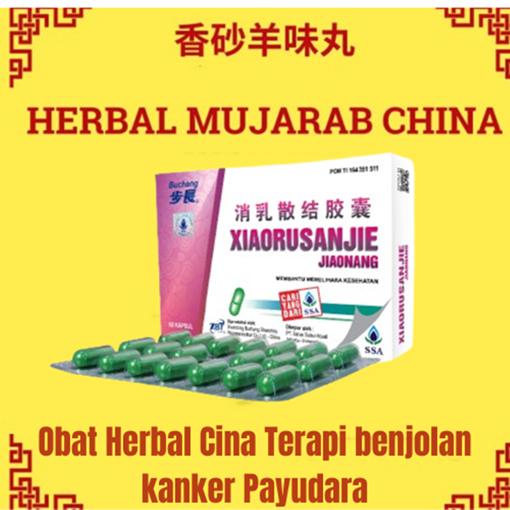 XIAORUSANJIE JIAONANG Original Obat Herbal Cina Terapi benjolan kanker Payudara benjolan tumor jinak
