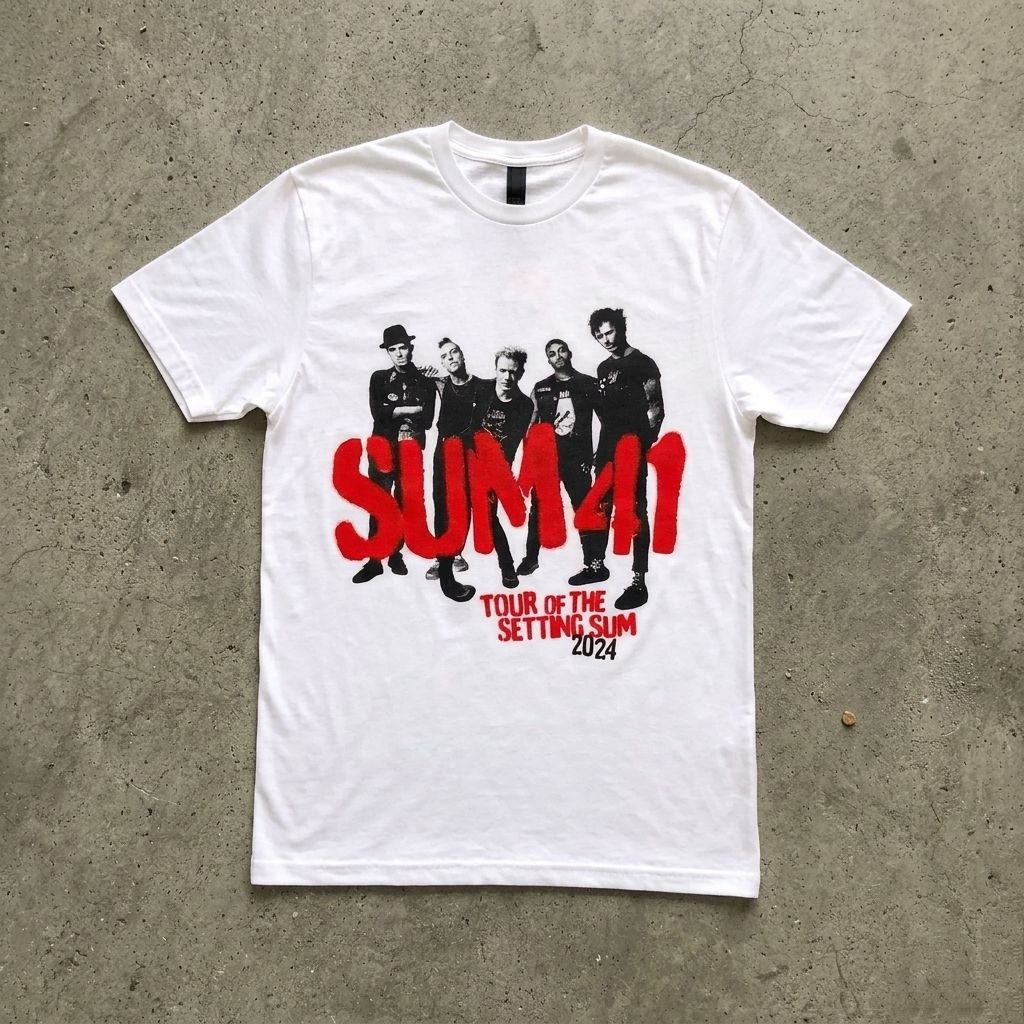 KAOS BAND OFFICIAL SUM 41 - SPRAY PAINT TOUR 2024
