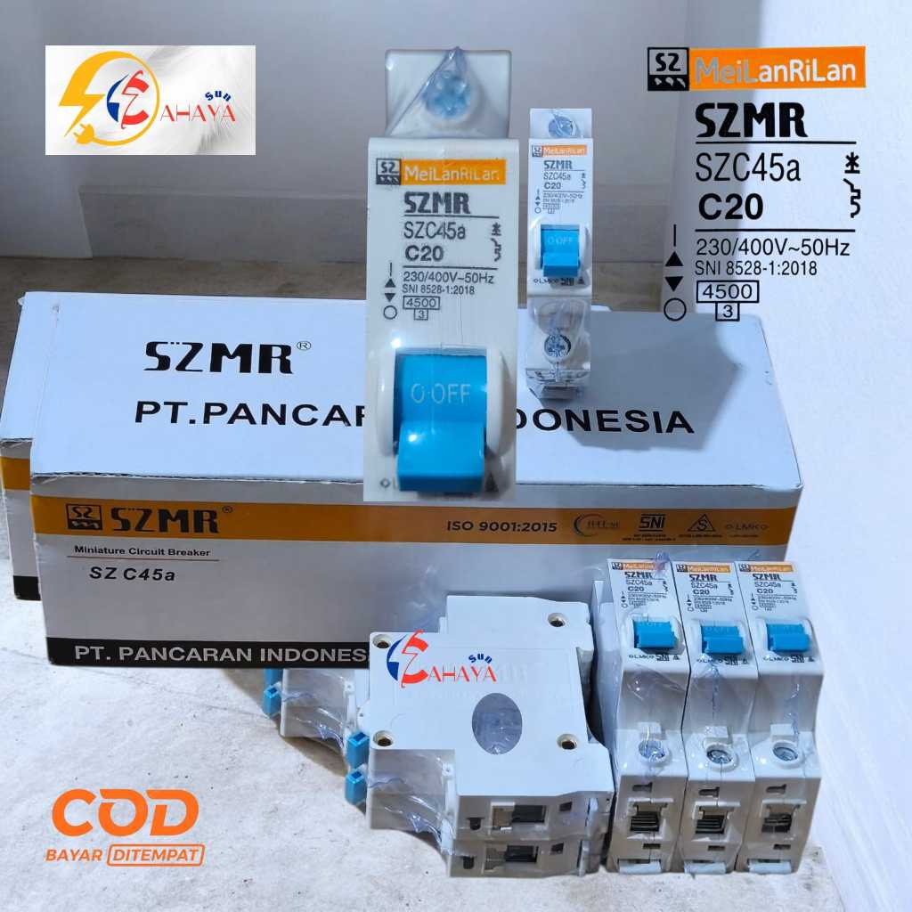 MCB SZMR 1Phase 20A  MeilanReilan SZC45A C20