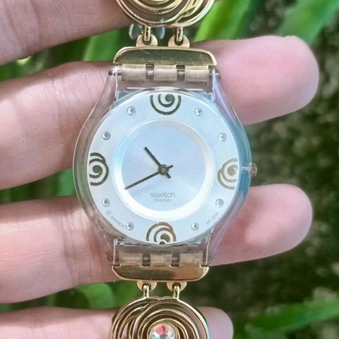 Jam Tangan Swatch Skin Original Preloved