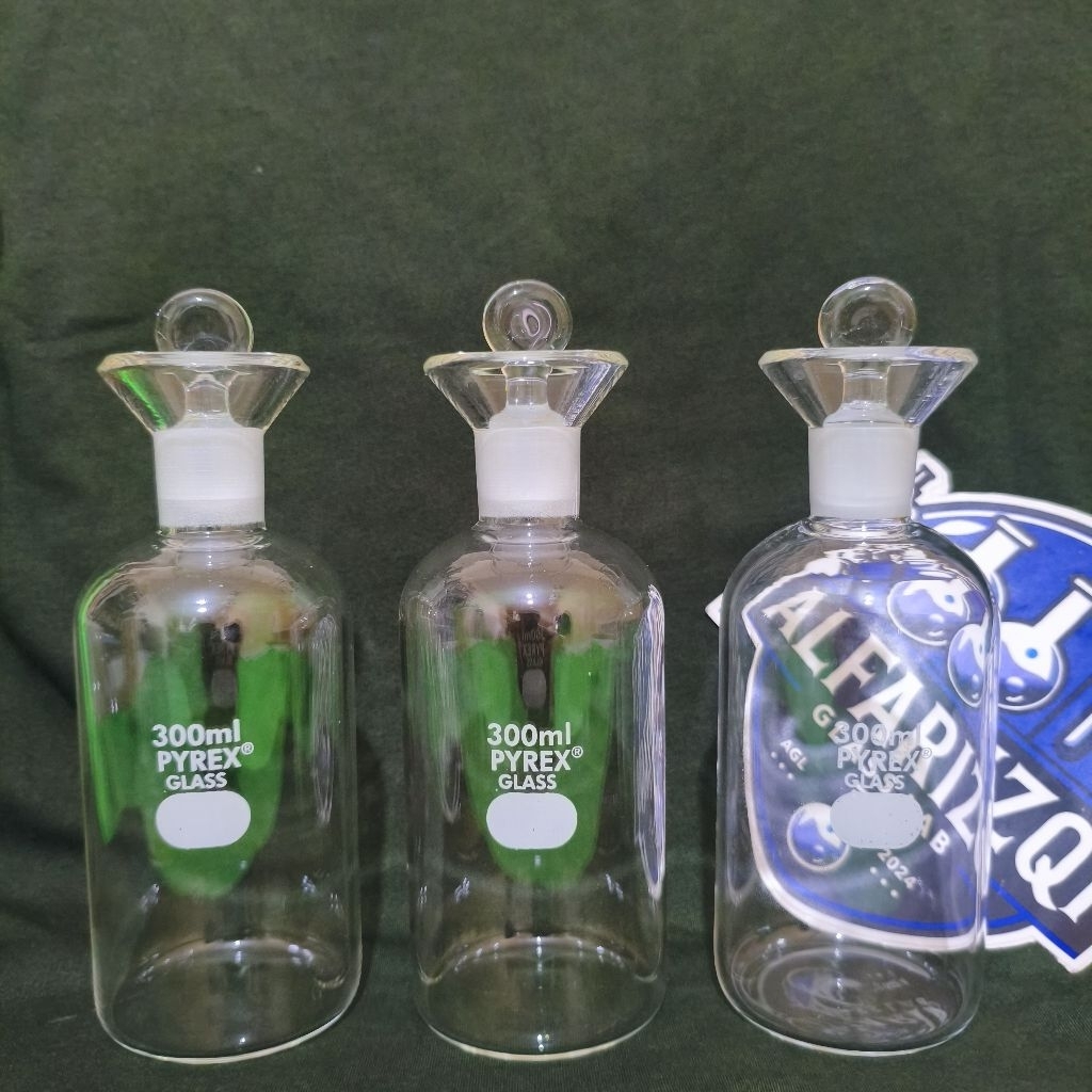 Bod 300ml Pyrex / Botol Winkler 300ml Pyrex