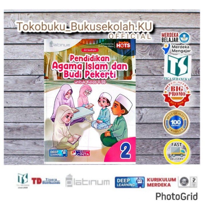 Diskon BUKU PLATINUM PEND AGAMA ISLAM  KELAS 2 SD/MI TERBARU 2026 PENERBIT TIGA SERANGKAI