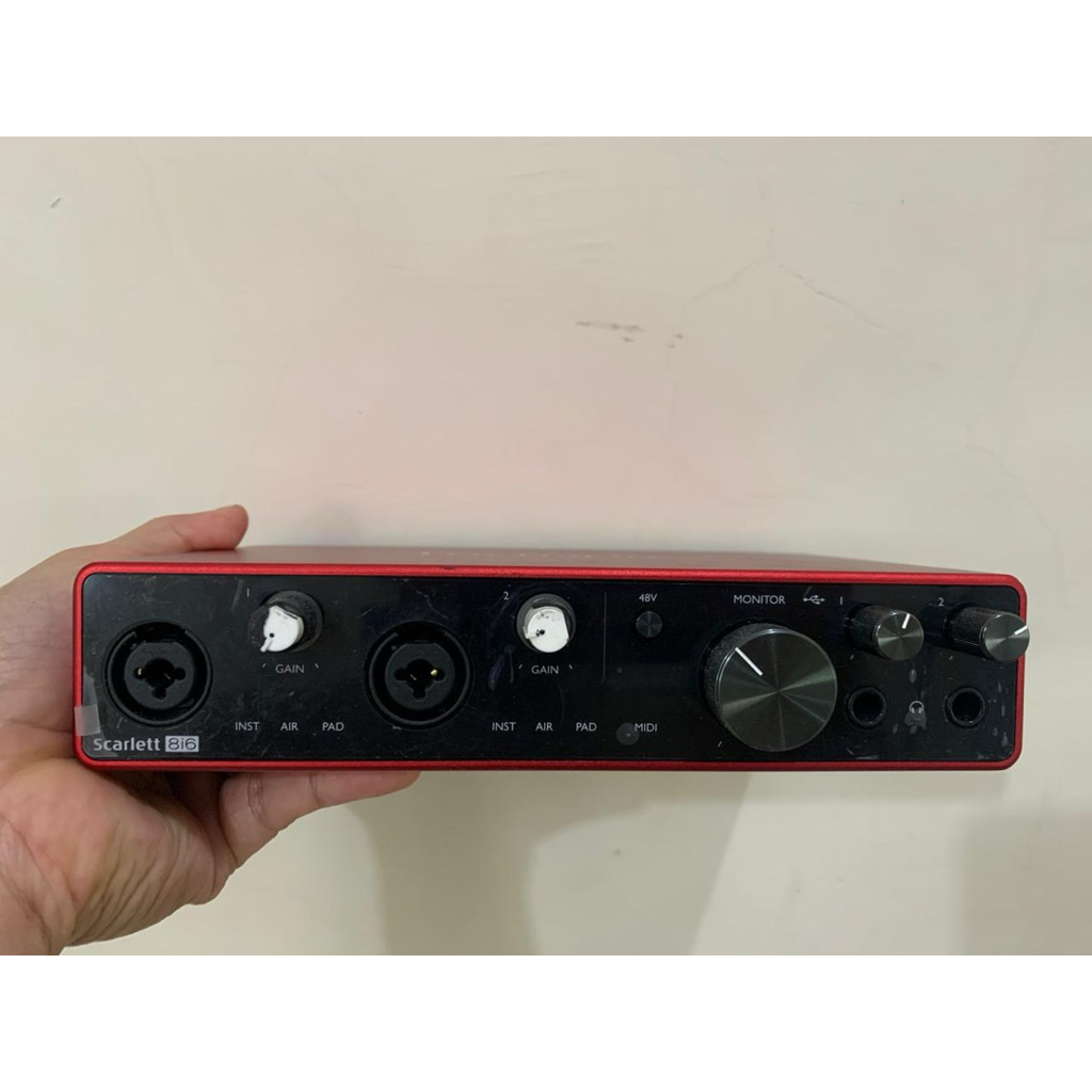 Soundcard Focusrite Scarlite 8i6 Gen 3 (Second)