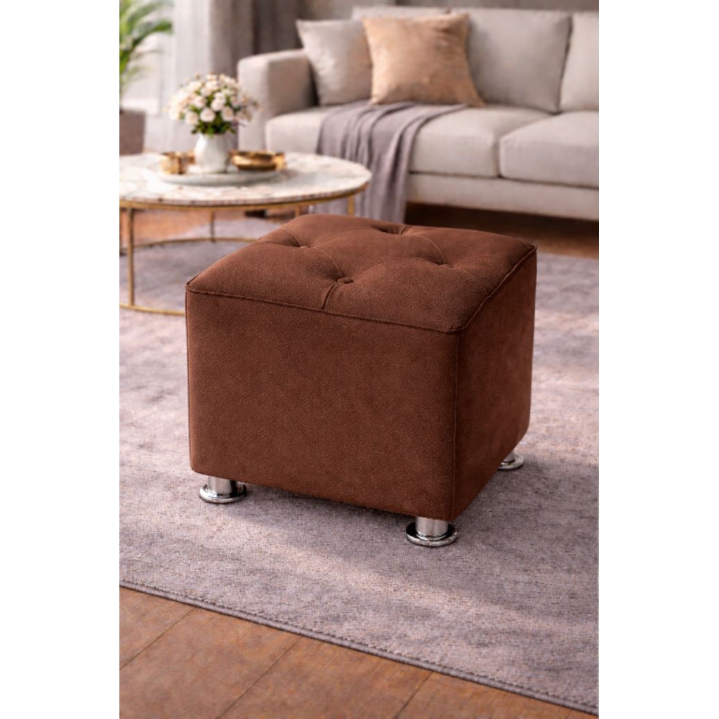 ATH sofa kecil puff kotak minimalis kaki besi setenlis