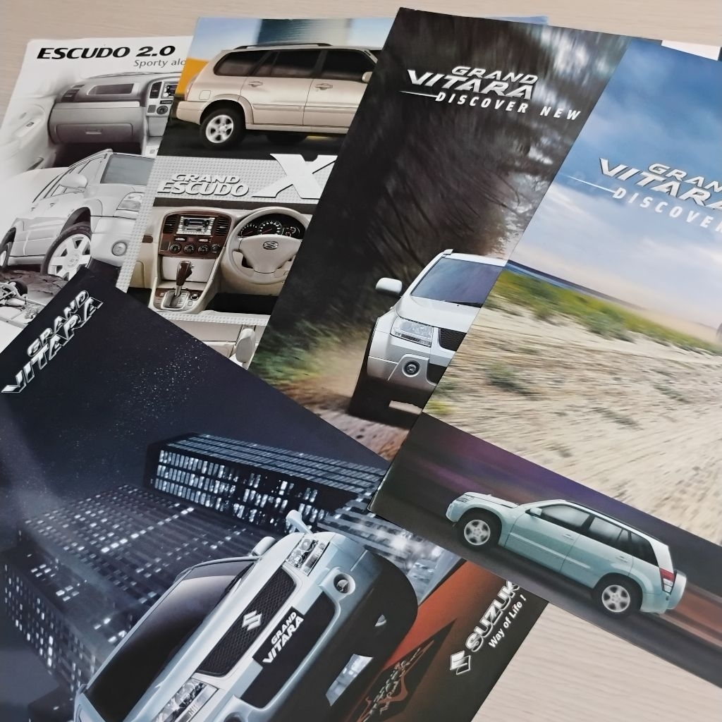 Brosur Flyer Suzuki Escudo XL7 Grand Vitara
