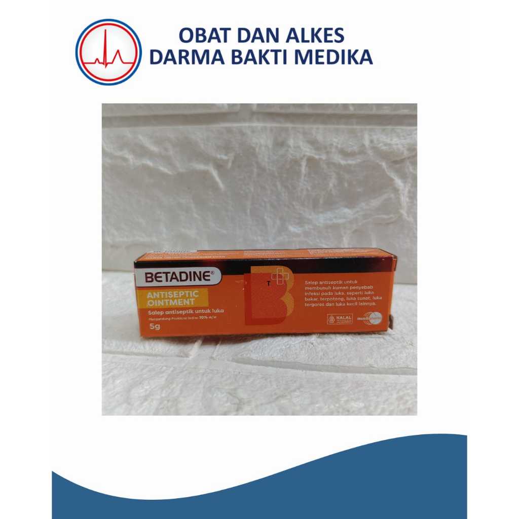 BETADINE SALEP - SALEP LUKA ANTISEPTIK / BETADINE SALEP LUKA 5 gr, 10 gr
