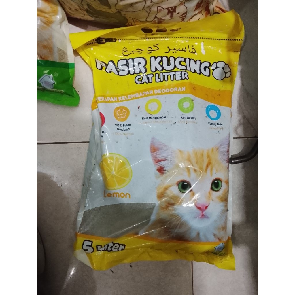 pasir kucing beli lah murah kok