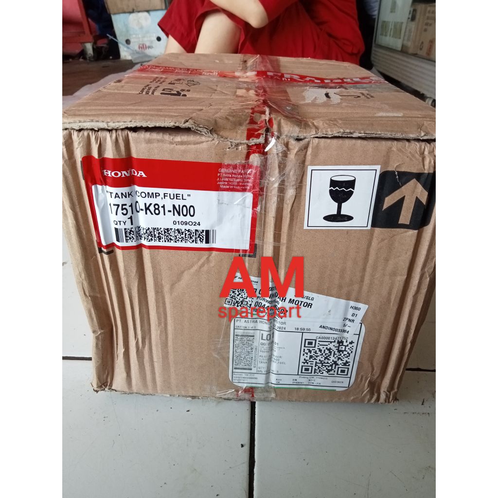tangki bensin beat k81 Scoopy k93 original AHM 17510-K81-N00