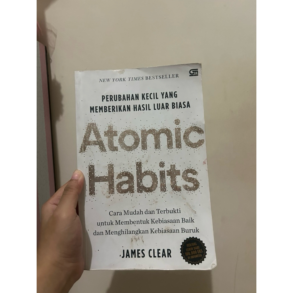 novel atomic habits preloved